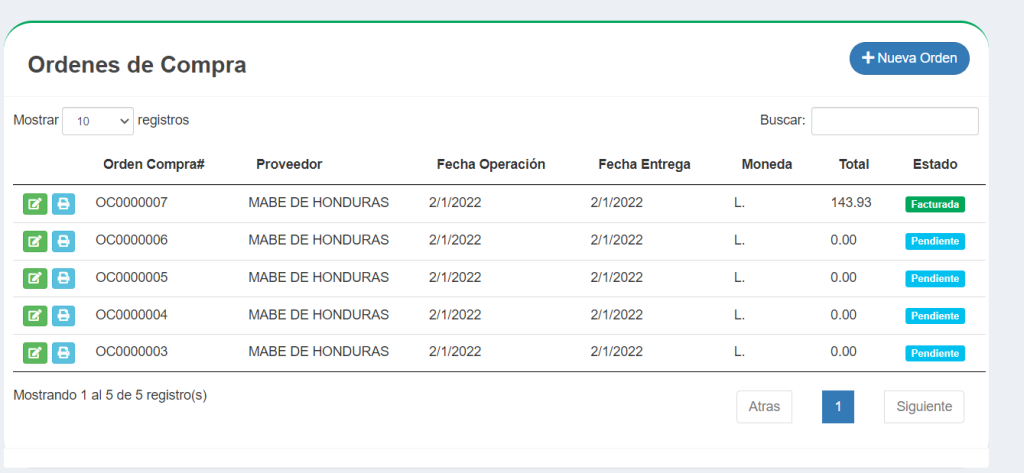 Crear una Orden de Compra – Blog de QuickERP
